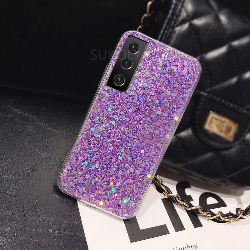 New Glitter Sequin - TPU Samsung Galaxy Phone Case Samsung Galaxy Phone Cases