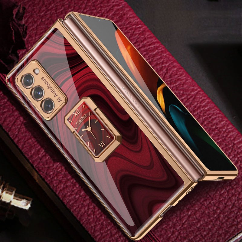 Luxury Plating Protective Scratch Proof iPhone Samsung Case With Ring iPhone Cases