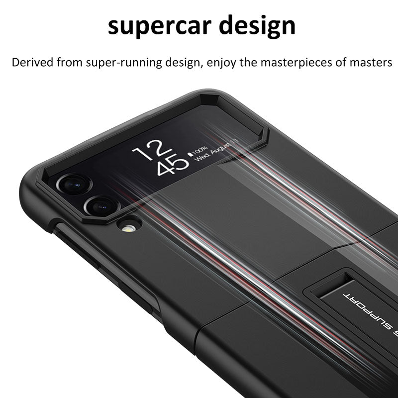 NEWEST Ultra-thin Frosted Magnetic Stand Cover For Samsung Galaxy Z Flip 4 5G Samsung Cases