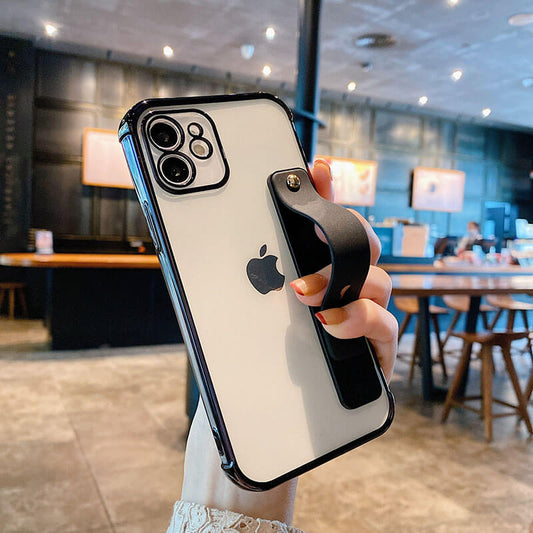 New Transparent Plating - Wristband TPU iPhone Case iPhone Case