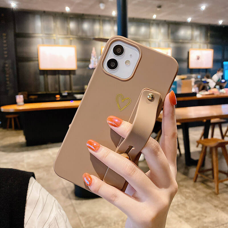 New Heart-shaped - Wristband TPU iPhone Case iPhone Case