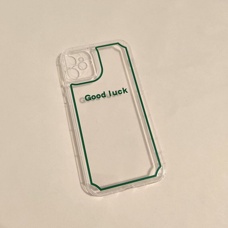 New Good Luck - Clear TPU iPhone Case iPhone Case