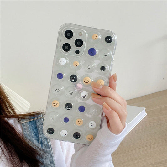 New Decompression Button - Clear TPU iPhone Case iPhone Case