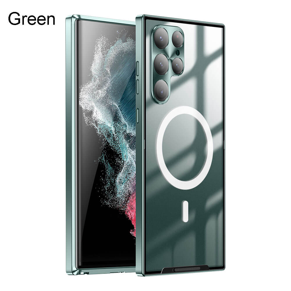 Newest Magnetic Magsafe Metal Case for Samsung Galaxy S22 and S21 Series Samsung Cases