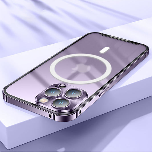 Newest Magnetic Magsafe Metal Case For iPhone Series Samsung Cases