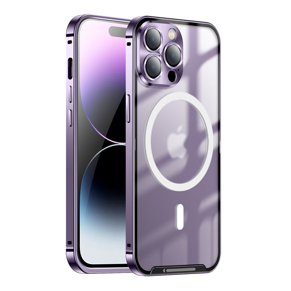 Newest Magnetic Magsafe Metal Case For iPhone Series Samsung Cases