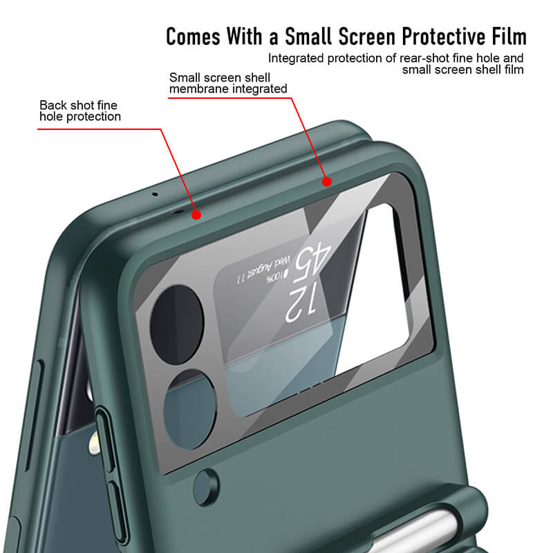 Newest Magnetic All-included Shockproof Plastic Hard Cover For Samsung Galaxy Z Flip3 Flip4 5G Samsung Cases