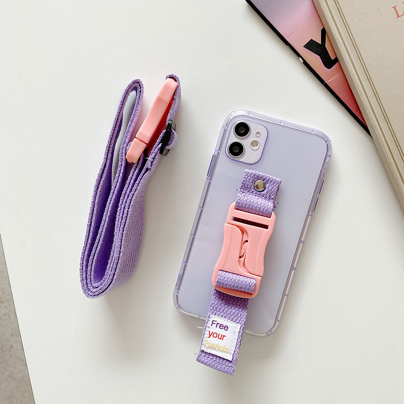 NEWEST Fluorescent Crossbody Sports Wristband Phone Case For iPhone iPhone Case