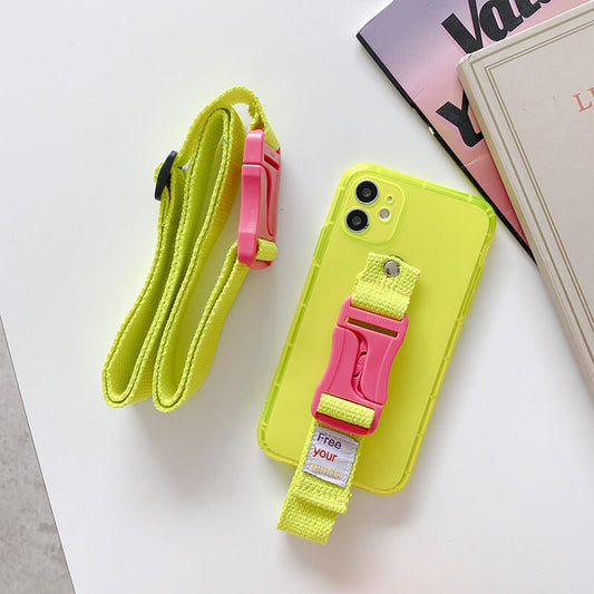 NEWEST Fluorescent Crossbody Sports Wristband Phone Case For iPhone iPhone Case