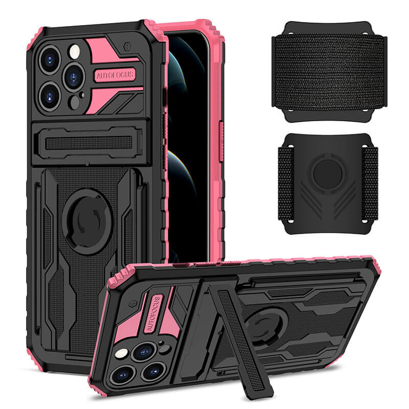 Newest Wristband Bracket King Kong Mecha Outdoor Sports Phone Case For iPhone