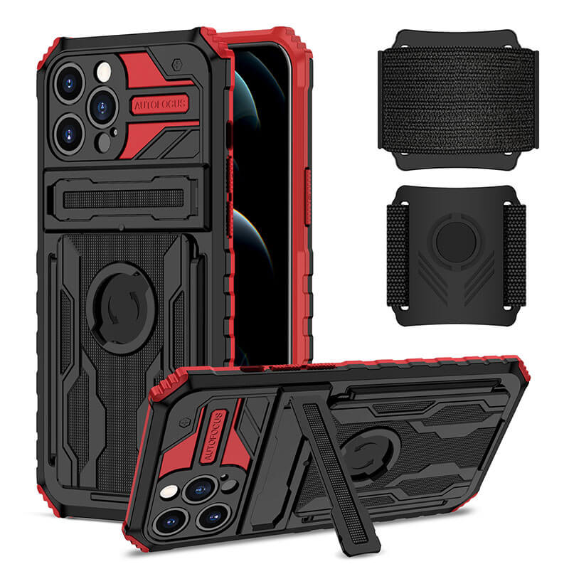 Newest Wristband Bracket King Kong Mecha Outdoor Sports Phone Case For iPhone