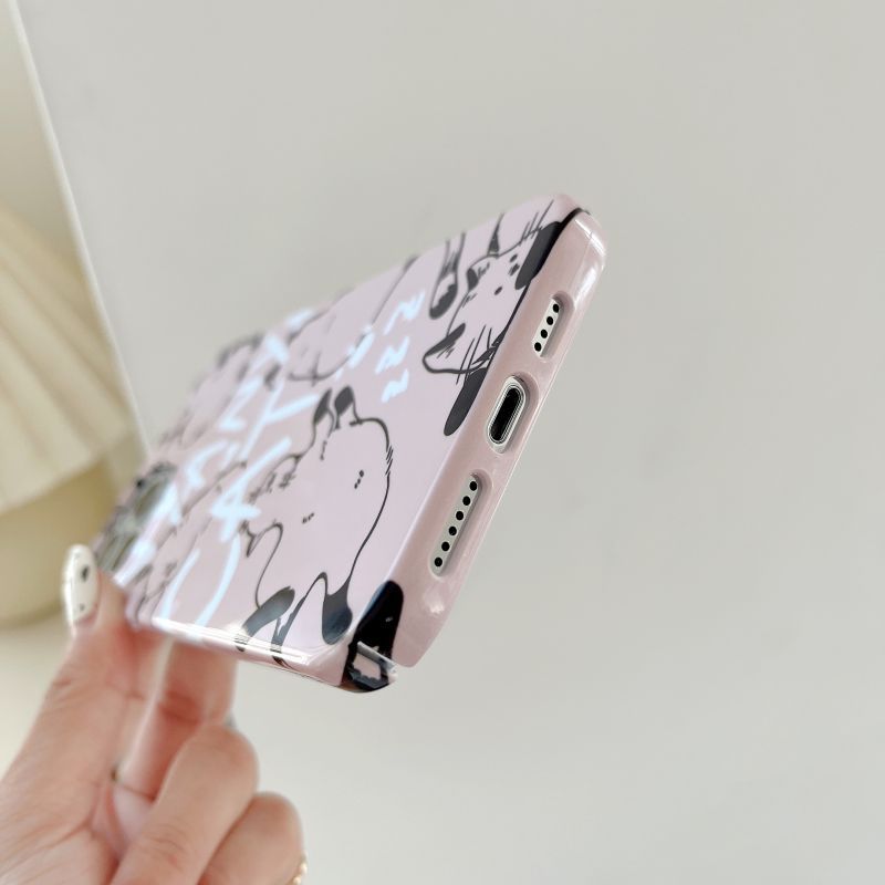 Newest Cute Cat Doodle Soft Shell Phone Case For iPhone iPhone Cases