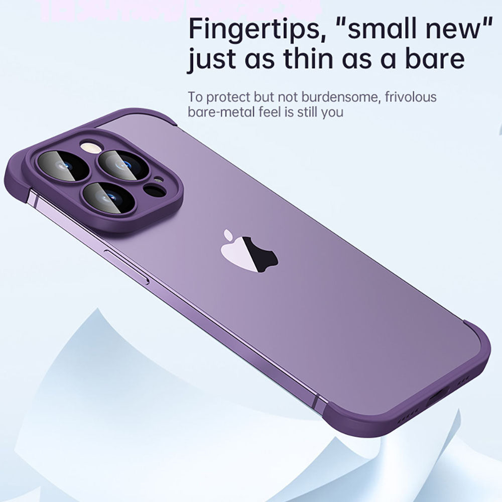 Newest Bare-Metal Angle Cushion TPU iPhone Case