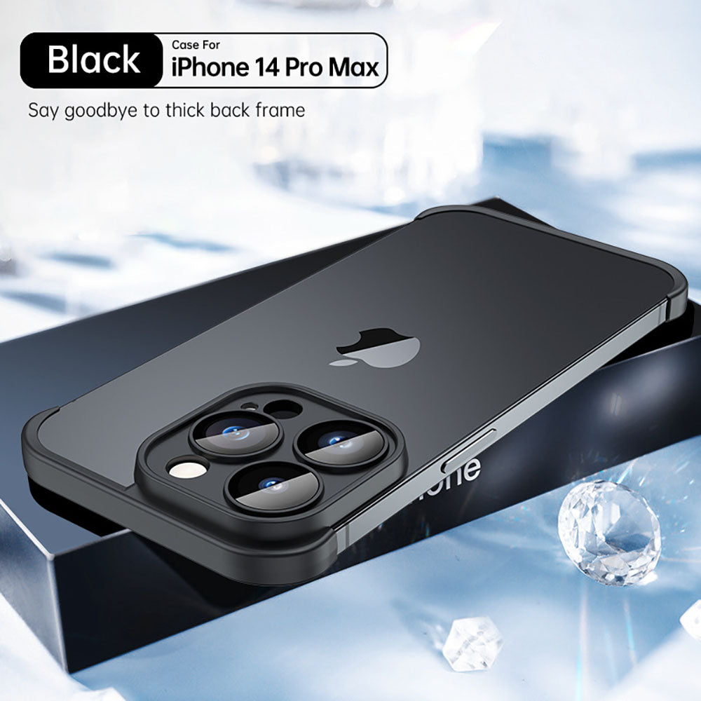 Newest Bare-Metal Angle Cushion TPU iPhone Case