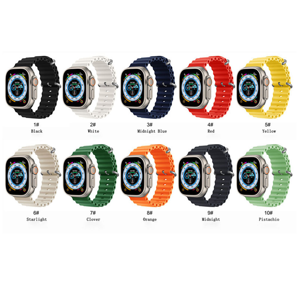 Newest Sport Ocean Bands For iWatch Apple Watch Ultra SE Series 8/7/6/5/4/3/2/1