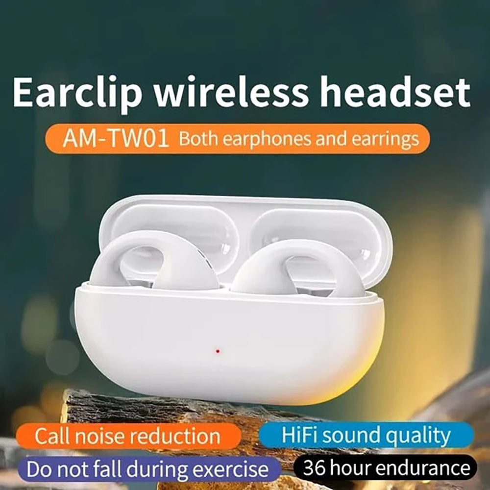 🎅Christmas Sale - 49% OFF🎁 Wireless Ear Clip Bone Conduction Headphones Headset