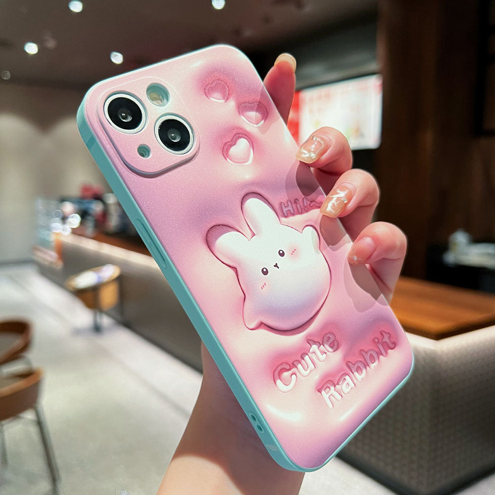 Newest Soft Super Cute Girl Pink Phone Case For iPhone