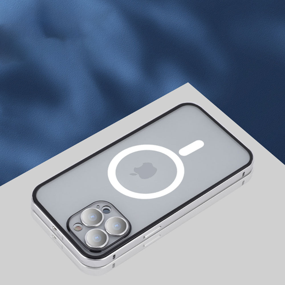 Newest Pop-Up Aluminum Frame Magsafe iPhone Case with Lens Protector iPhone Cases
