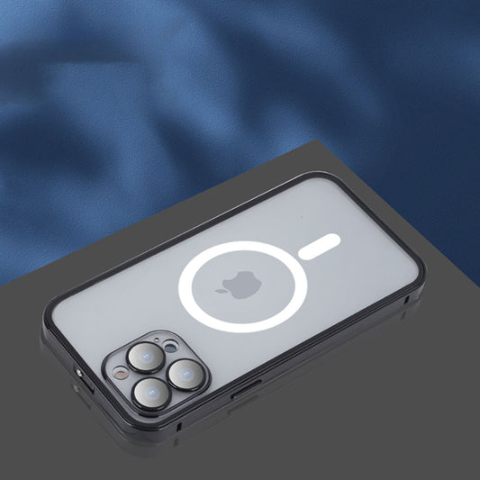 Newest Pop-Up Aluminum Frame Magsafe iPhone Case with Lens Protector iPhone Cases