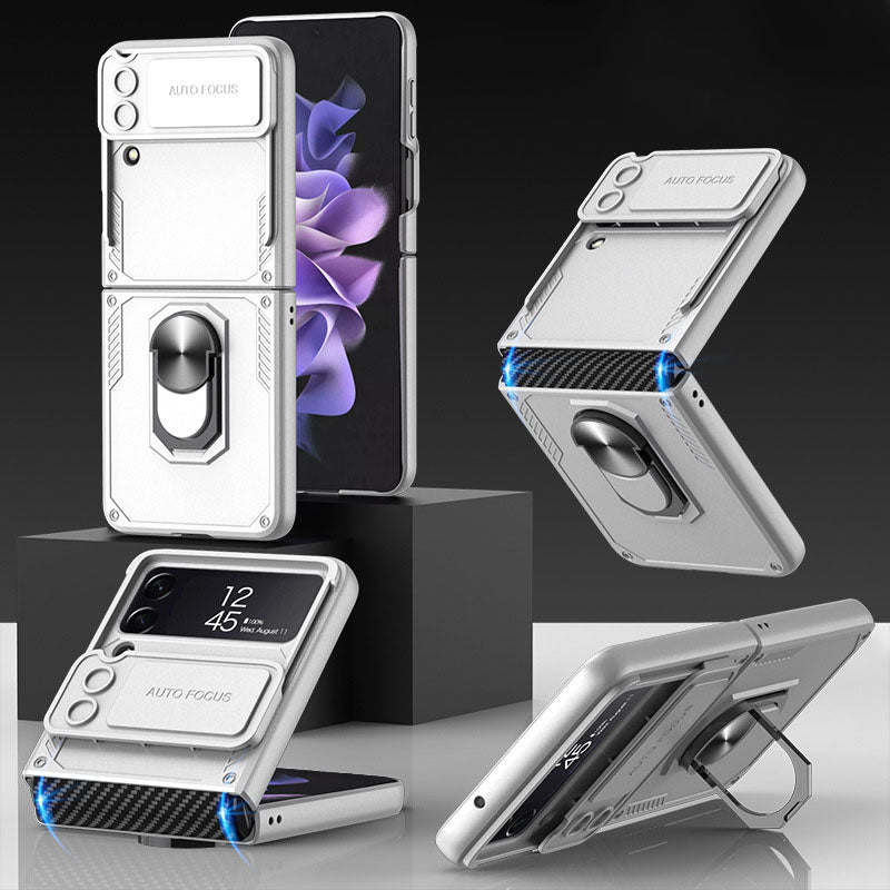NEWEST Drop Tested Cover With Kickstand Protective Case for Samsung Galaxy Z Flip4 5G Samsung Cases