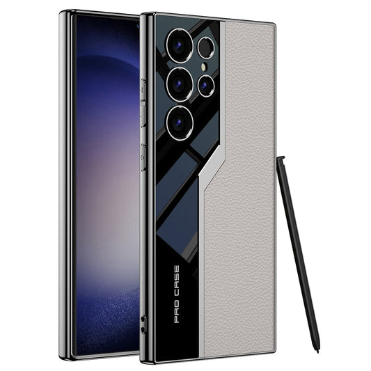 Amazing High-End Business Electroplated Leather Soft Shell Phone Case For Samsung Galaxy Samsung Cases