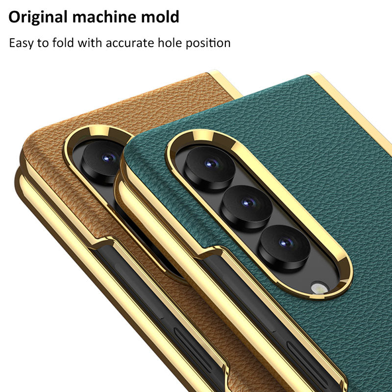Samsung Galaxy Z Fold 4 5G Luxury Leather Ultra-thin All-inclusive Drop-resistant Protective Cover Samsung Cases