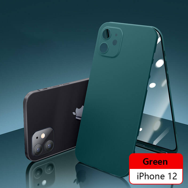 New Tempered Film Phone Case Two in One - Full Protection iPhone Case iPhone Case