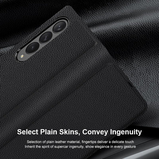 Magnetic Leather Flip All-included Protection - Samsung Z Fold3 5G Phone Case Samsung Galaxy Z Fold 3 Case
