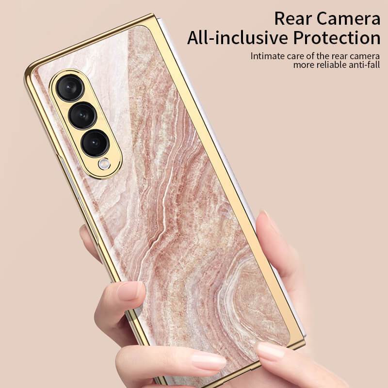Flower Glass - Samsung Galaxy Z Fold 3 5G Phone Case Samsung Galaxy Z Fold 3 Case