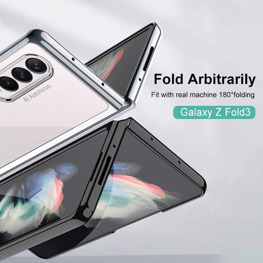 Crystal Clear Transparent Hard Cover - Samsung Galaxy Z Fold3 5G Phone Case Samsung Galaxy Z Fold 3 Case