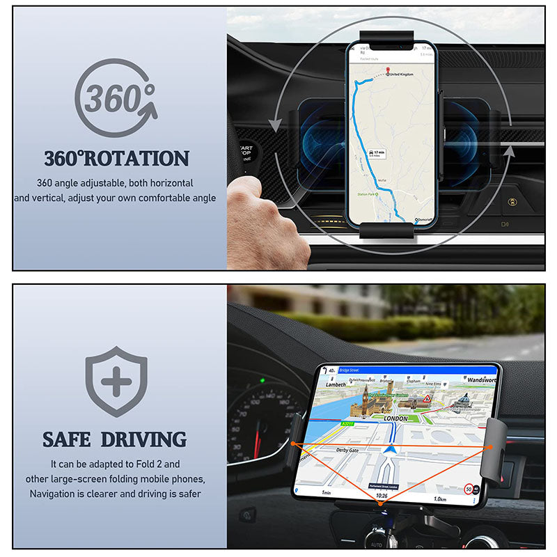 Automatic Clamping Car Wireless Charger for Samsung Galaxy Z Fold 3 2 Note20 S20 iPhone 12 11 13 Max Air Vent Mount Phone Holder Car Phone Holder