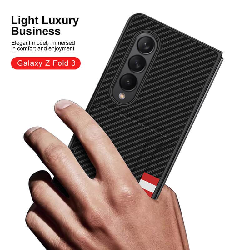 Leather Card Package Shockproof Protective Flip - Samsung Galaxy Z Fold3 5G Phone Case Samsung Galaxy Z Fold 3 Case