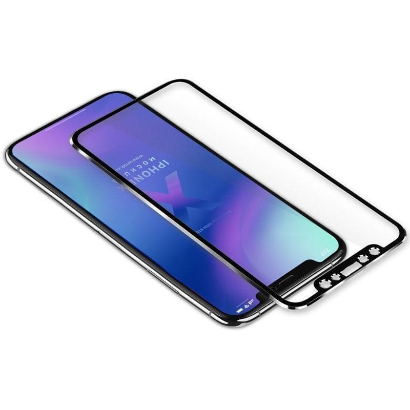 Tempered Glass Full Screen Protector 9H Aluminum Alloy For iPhone Tempered Glass Screen Protector