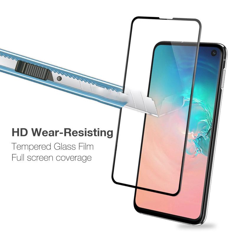 Tempered Glass Full Screen Protector 9H Aluminum Alloy For Samsung Tempered Glass Screen Protector