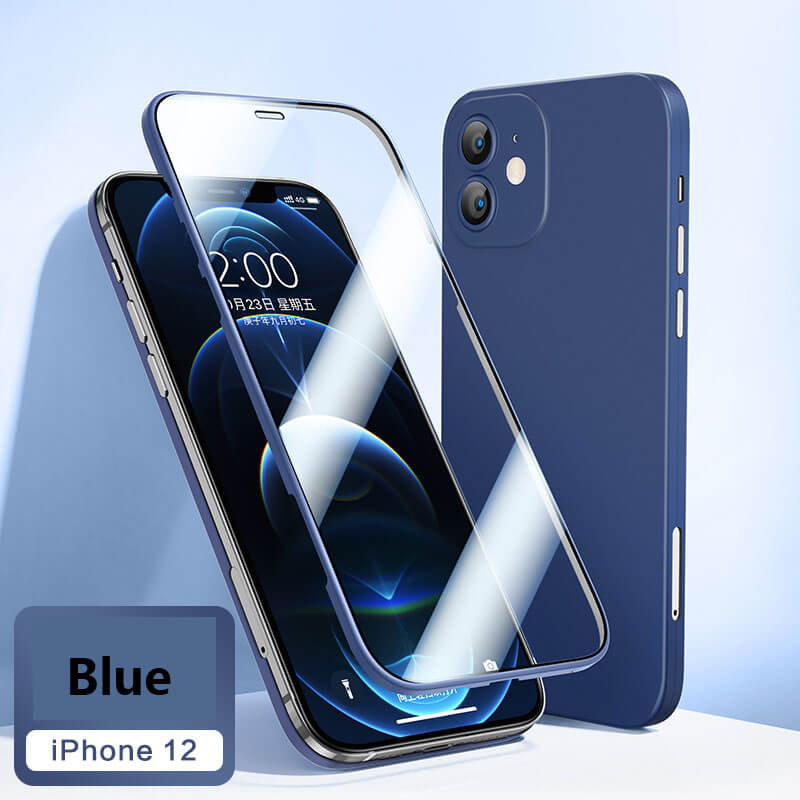 New Tempered Film Phone Case Two in One - Full Protection iPhone Case iPhone Case