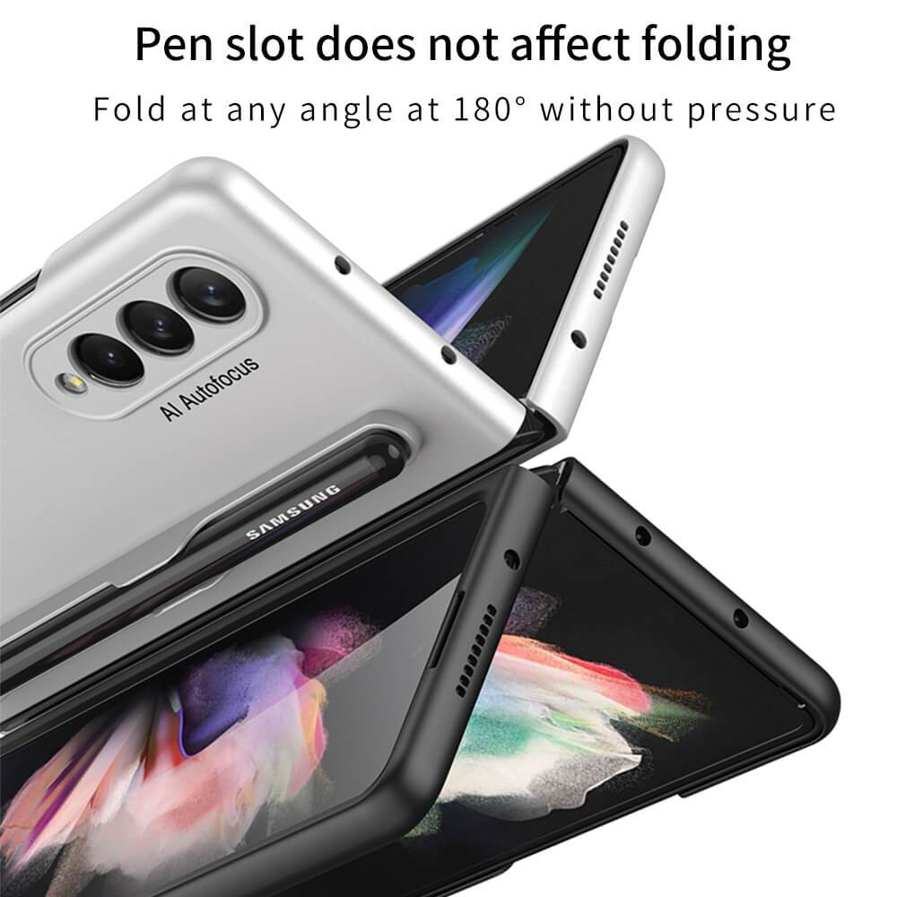 Ultra-thin pen slot business - Samsung Galaxy Z Fold 3 5G Phone Case Samsung Galaxy Z Fold 3 Case