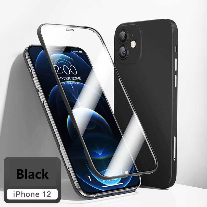 New Tempered Film Phone Case Two in One - Full Protection iPhone Case iPhone Case