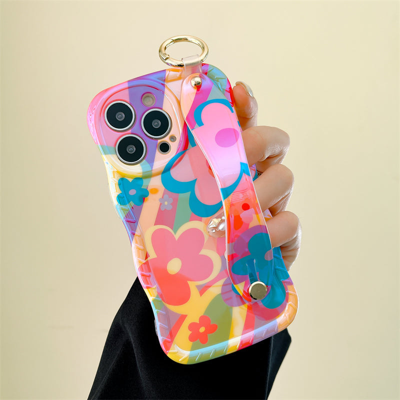 New Dopamine Graffiti Flower iPhone Case