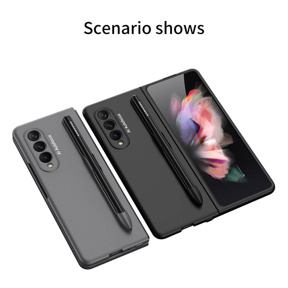 Ultra-thin pen slot business - Samsung Galaxy Z Fold 3 5G Phone Case Samsung Galaxy Z Fold 3 Case