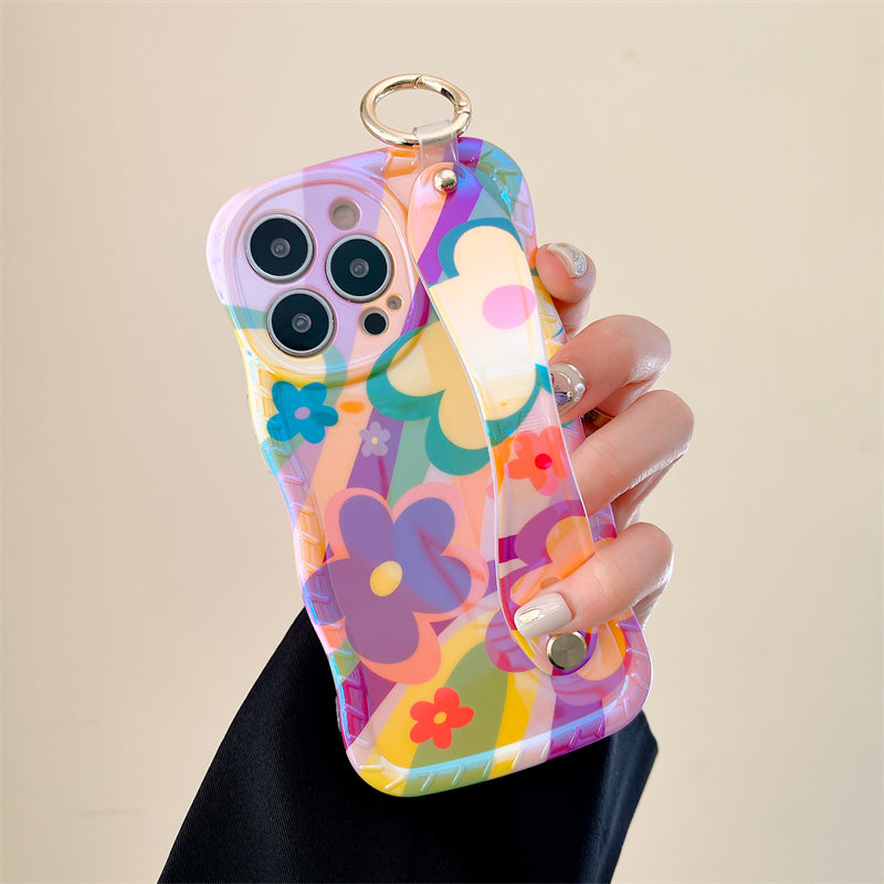New Dopamine Graffiti Flower iPhone Case