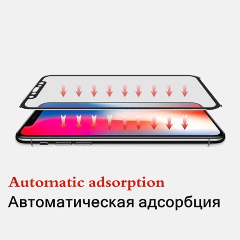 Tempered Glass Full Screen Protector 9H Aluminum Alloy For iPhone Tempered Glass Screen Protector