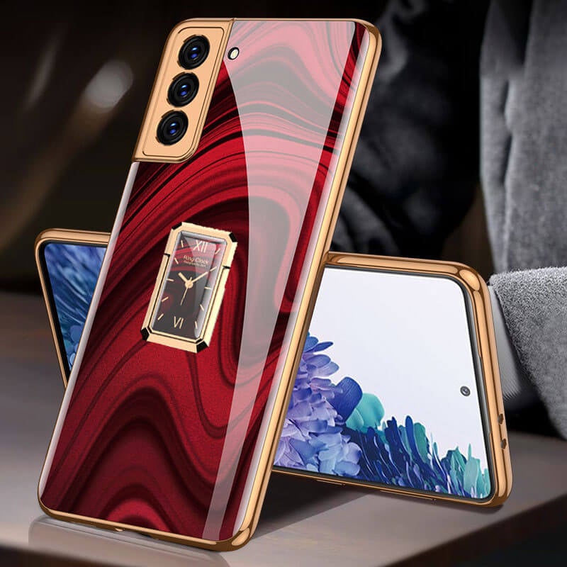 Luxury Plating Protective Scratch Proof iPhone Samsung Case With Ring iPhone Cases