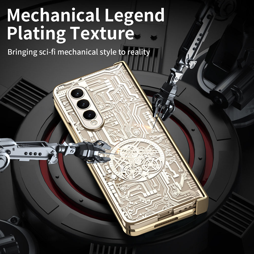 Cyberpunk Style Phone Case For Samsung Galaxy Z Fold5 Fold4 Fold3 - mycasety2023 Mycasety