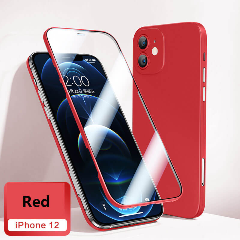 New Tempered Film Phone Case Two in One - Full Protection iPhone Case iPhone Case