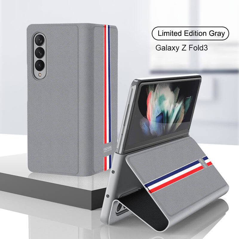 Magnetic Leather Flip All-included Protection - Samsung Z Fold3 5G Phone Case Samsung Galaxy Z Fold 3 Case