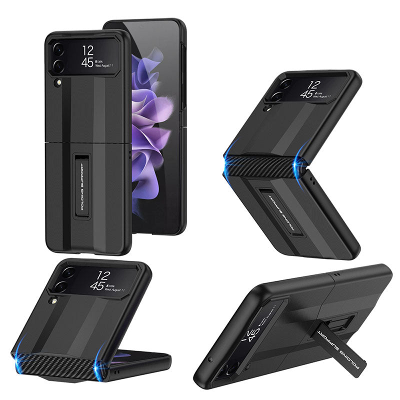 NEWEST Ultra-thin Frosted Magnetic Stand Cover For Samsung Galaxy Z Flip 4 5G Samsung Cases