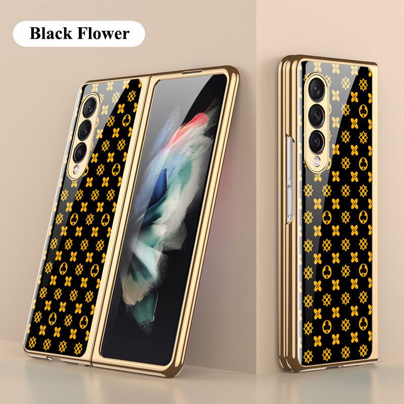 Flower Glass - Samsung Galaxy Z Fold 3 5G Phone Case Samsung Galaxy Z Fold 3 Case