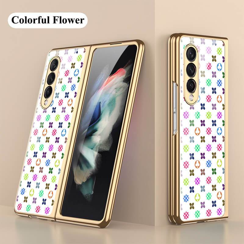 Flower Glass - Samsung Galaxy Z Fold 3 5G Phone Case Samsung Galaxy Z Fold 3 Case