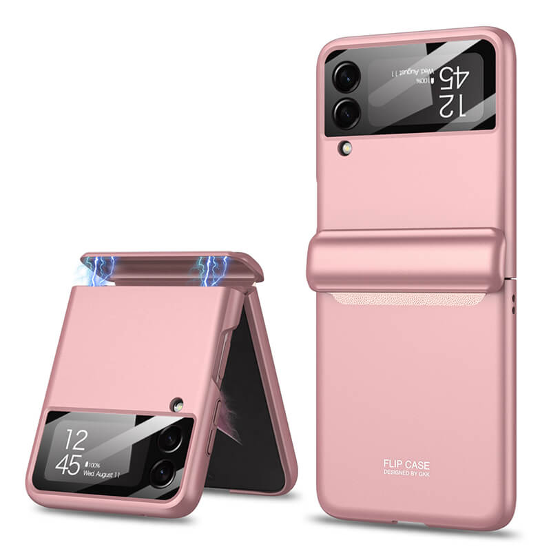 Newest Magnetic All-included Shockproof Plastic Hard Cover For Samsung Galaxy Z Flip3 Flip4 5G Samsung Cases