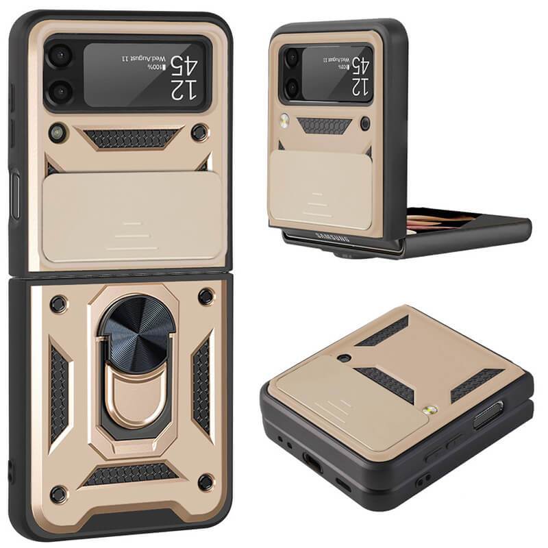 Drop Tested Cover with Magnetic Kickstand Car Mount Protective Case For Samsung Galaxy Z Flip3 Flip4 5G Samsung Galaxy Z Flip 3 Case